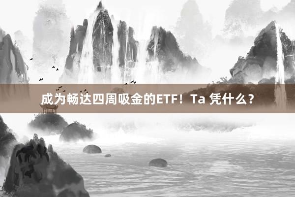 成为畅达四周吸金的ETF！Ta 凭什么？
