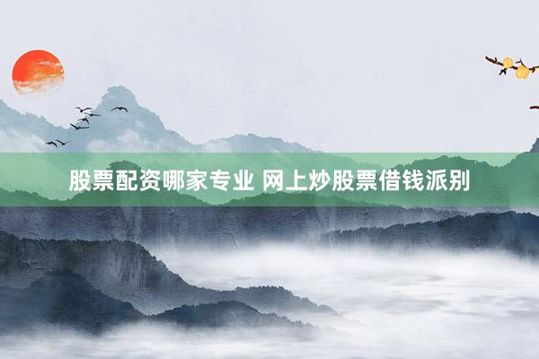股票配资哪家专业 网上炒股票借钱派别