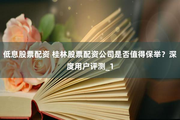 低息股票配资 桂林股票配资公司是否值得保举？深度用户评测_1